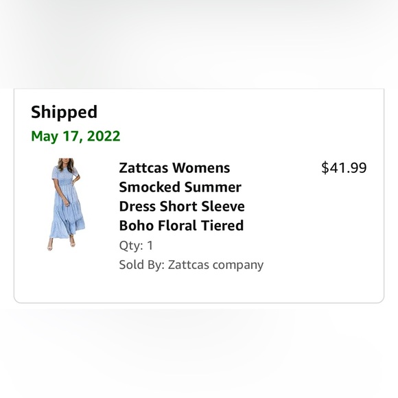 Blue maxi dress - Picture 3 of 4